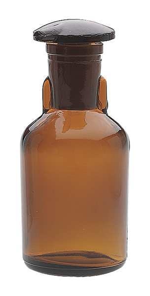 Dropper Bottle, 50mL, Amber, Round, PK6