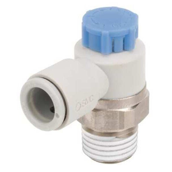 Speed Control Valve, 5/32 In Tube, 1/4 In
