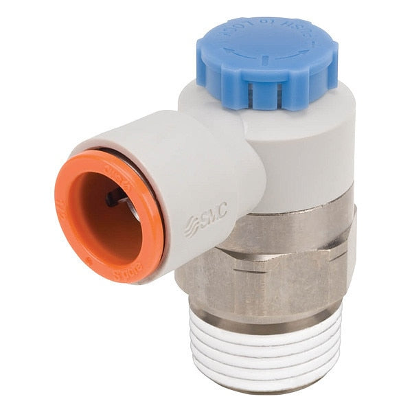 Speed Control Valve, 1/2 In, NPT x Tube