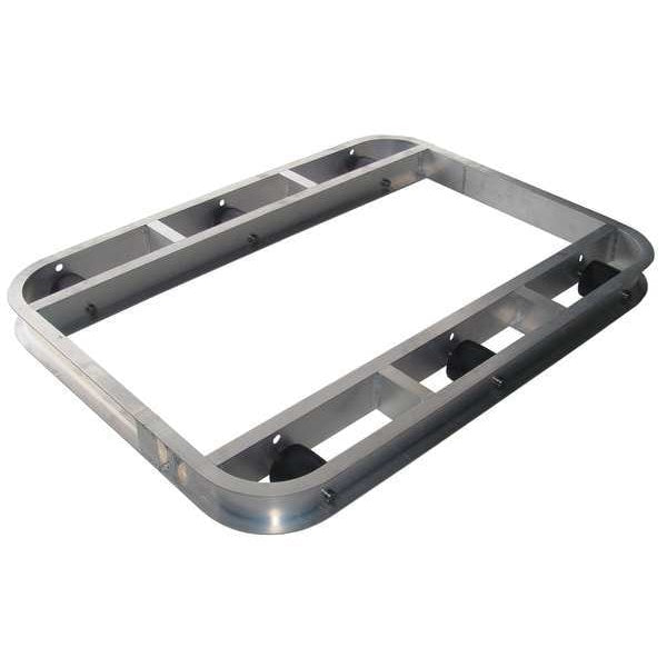 Pallet Dolly, Cap 8000 lb, 36x42, Aluminum