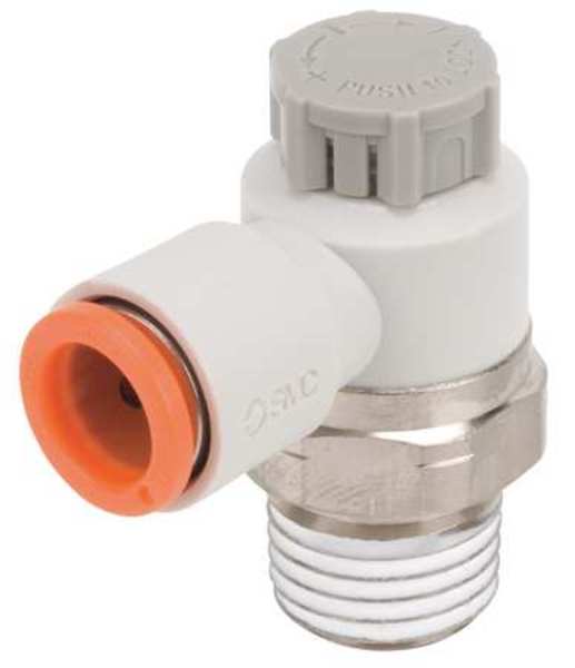 Speed Control Valve, 5/32 In Tube, 1/4 In