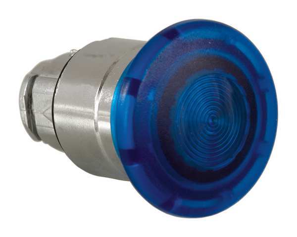 Illuminated Push Button Operator, 22 mm, Blue