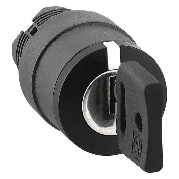 Non-Illum Selector Swtch, 22mm, 3 Pos, Keyd