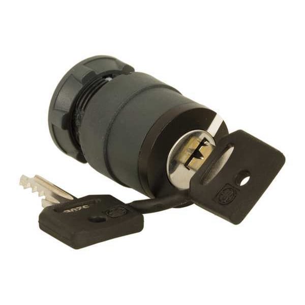 Non-Illum Selector Swtch, 22mm, 2 Pos, Keyd