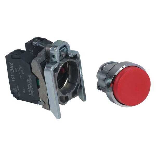Non-Illuminated Push Button, 22 mm, 1NO/1NC, Red