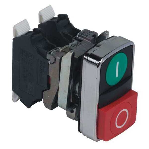 Multihead Operators with Contacts, 22 mm, 1NO/1NC, Rectangular