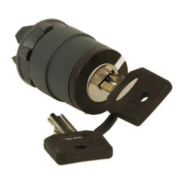 Non-Illum Selector Swtch, 22mm, 2 Pos, Keyd