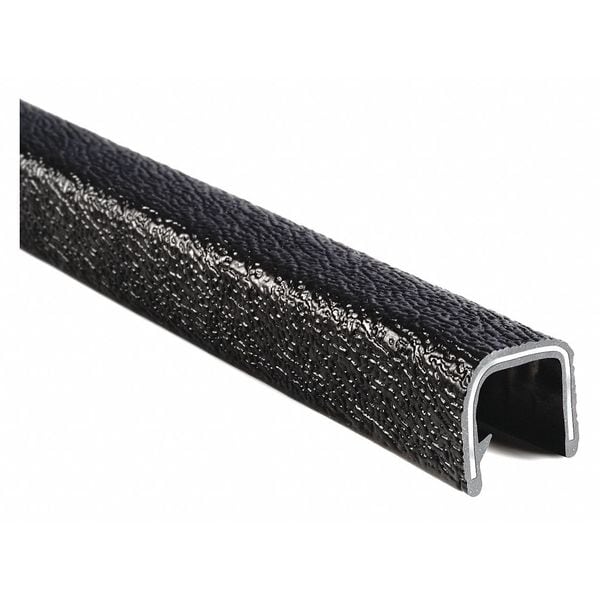 Edge Trim, PVC, Aluminum, 250 ft Length, 0.545 in Overall Width