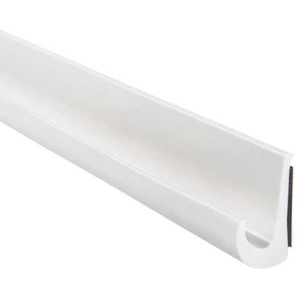 White Polyvinyl Chloride Edge Trim 25 ft. L, 0.900