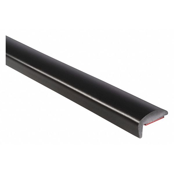 Black Polyvinyl Chloride Edge Trim 25 ft. L, 0.527