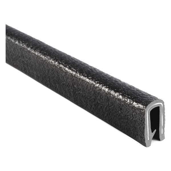 Fit Trim Edge, PVC, Metal, 100 ft Length, 0.65 in Overall Width