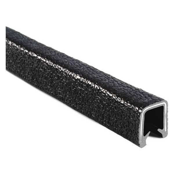 Fit Trim Edge, PVC, Metal, 100 ft Length, 0.66 in Overall Width
