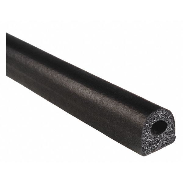 Rubber Seal, D-Shaped, 0.625