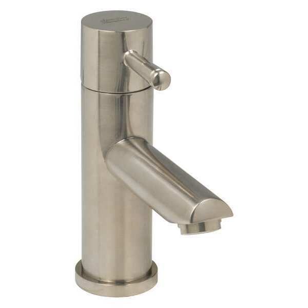 Single Handle Single Hole Mount, 1 Hole Bathroom Faucet, PVD Brushed Nickel