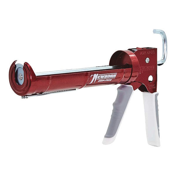Dripless Manual Caulk Gun, For 10 oz Container Size, 10:1, Half Barrel Frame