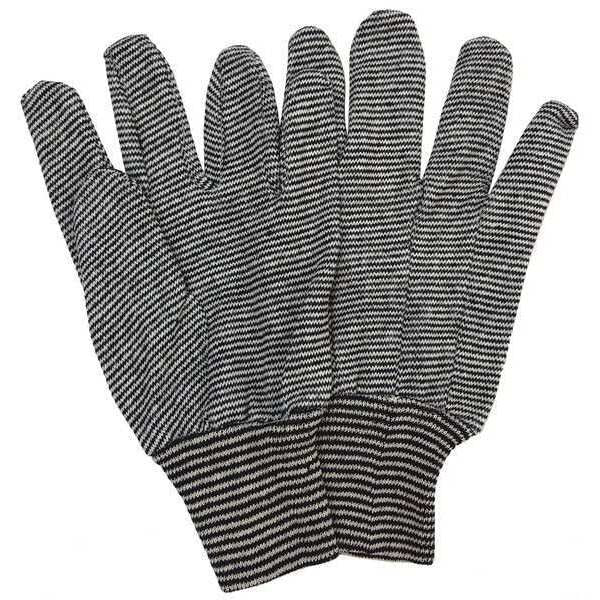 Jersey Gloves, Salt/Pepper, 9-1/2inL, PR
