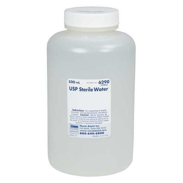 Sterile Water, Bottle Package Type, 16 oz.