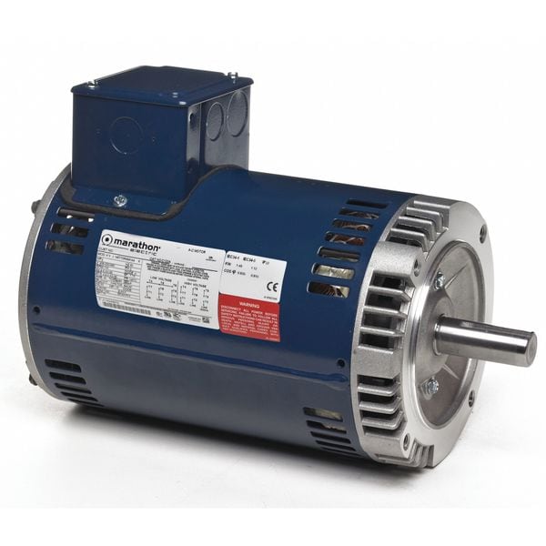3-Phase General Purpose Motor, 5 HP, 182TC Frame, 230/460V AC Voltage, 3,500 Nameplate RPM