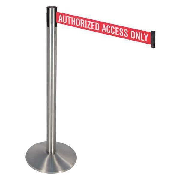 Barrier Post, Satin SS, Gray, Cast Iron