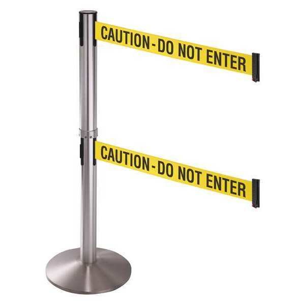 Barrier Post, SS, Yellow/Black Text Belt