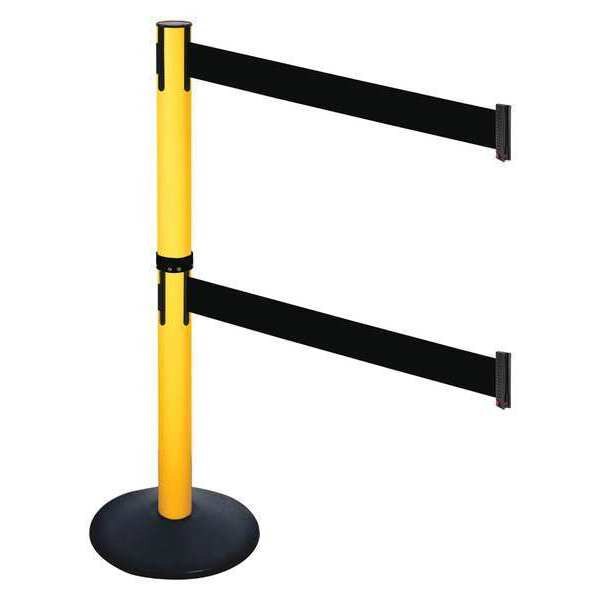 Barrier Post, Black Belt, 10 ft. Belt L