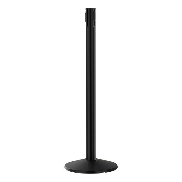 Belt Barrier Rcvr. Post, Black, Cast Iron