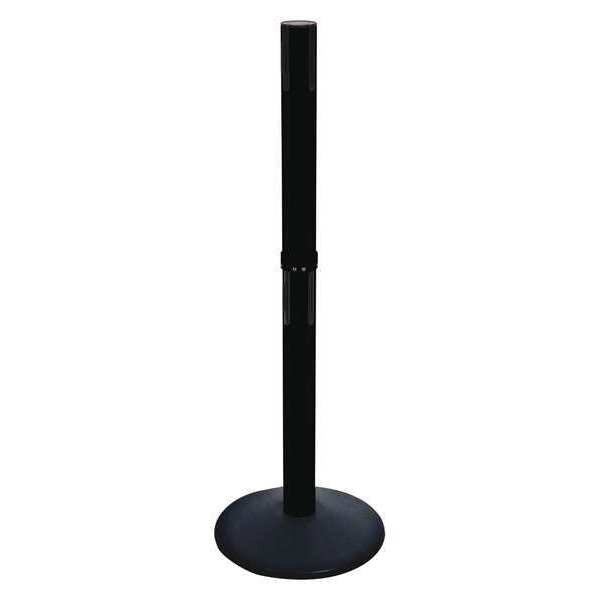 Belt Barrier Rcvr. Post, Black, Cast Iron