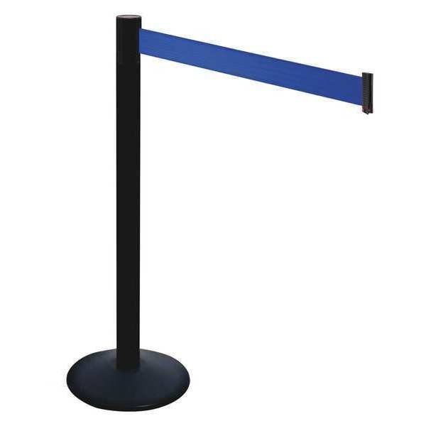 Barrier Post, 40 in. H, Blue Belt