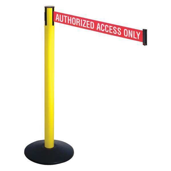 Barrier Post, Aluminum Post, 3in. Belt W