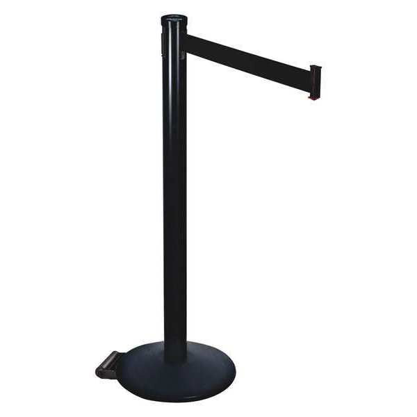 Barrier Post, Black Belt, 2 in. Belt W