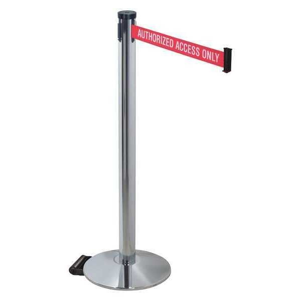 Barrier Post, Gray, 2 in. Belt W, Sloped
