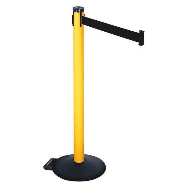 Barrier Post, Black Belt, 2 in. Belt W