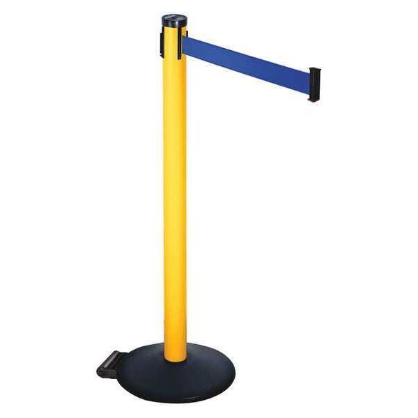 Barrier Post, Blue Belt, 2 in. Belt W