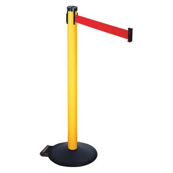 Barrier Post, Red Belt, 2 in. Belt W