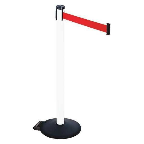 Barrier Post, Red Belt, 2 in. Belt W