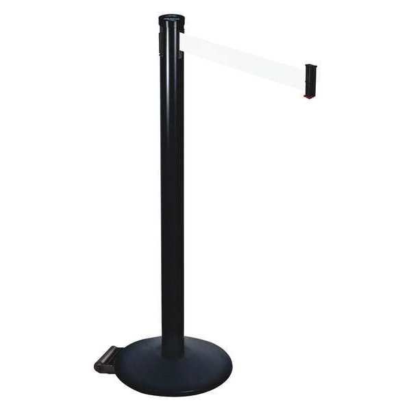 Barrier Post, White Belt, 2 in. Belt W