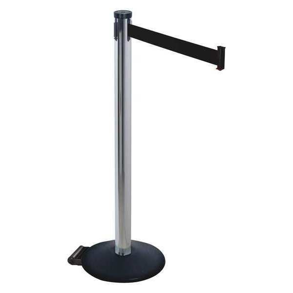 Barrier Post, Black Belt, 2 in. Belt W