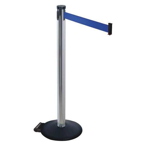 Barrier Post, Blue Belt, 2 in. Belt W