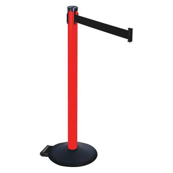 Barrier Post, Black Belt, 2 in. Belt W