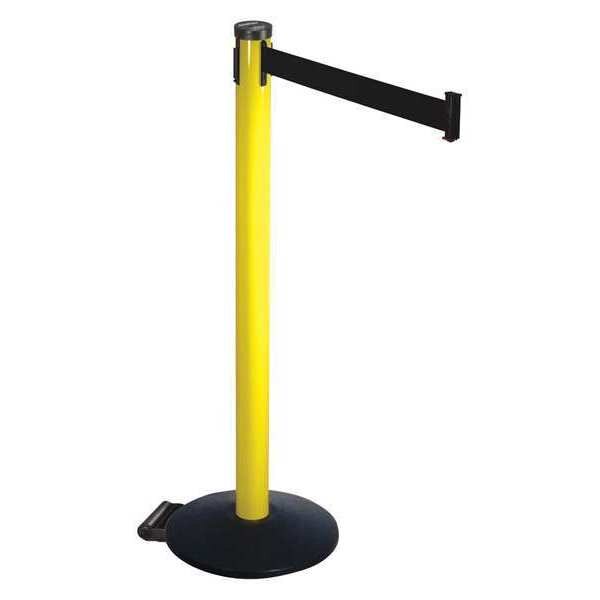 Barrier Post, Black Belt, 2 in. Belt W