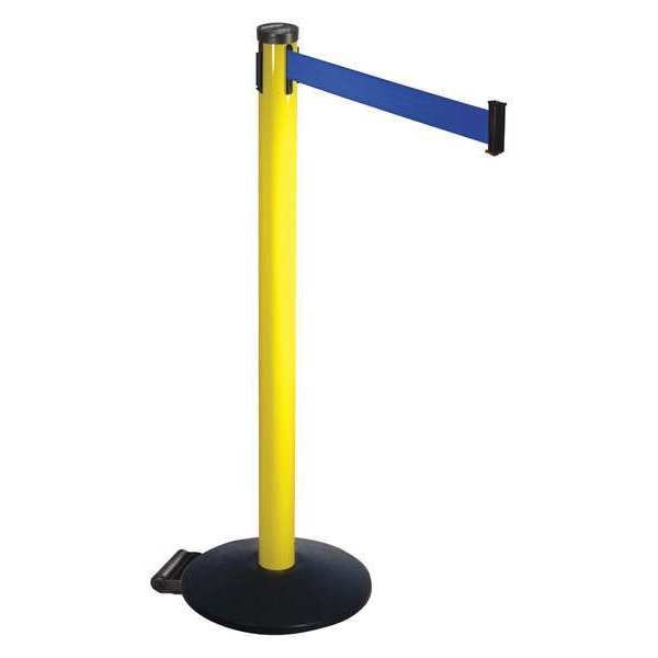 Barrier Post, Blue Belt, 2 in. Belt W