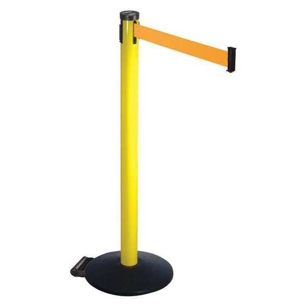 Barrier Post, Orange Belt, 2 in. Belt W