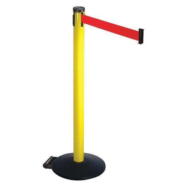 Barrier Post, Red Belt, 2 in. Belt W