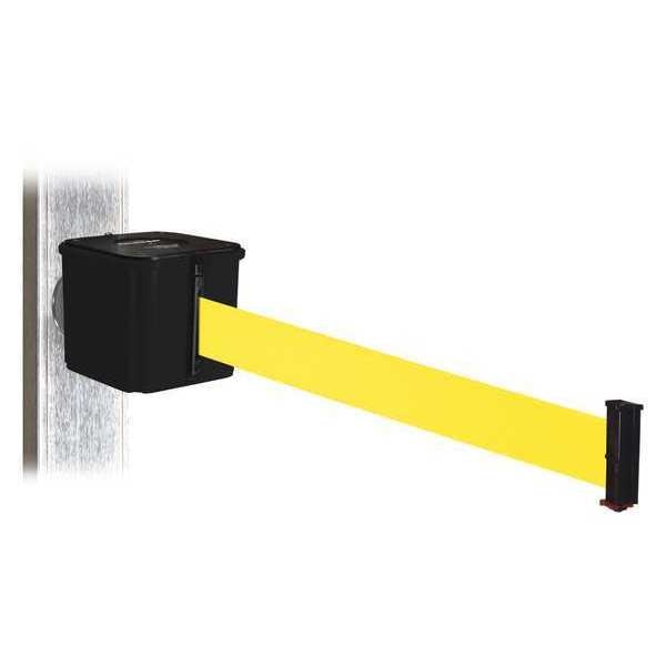 Belt Barrier, Blk, Magnet, Ylw Belt, 15ft. L