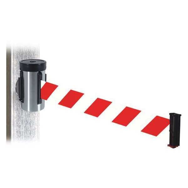 Belt Barrier, Satin SS, Magnet, 10 ft. L
