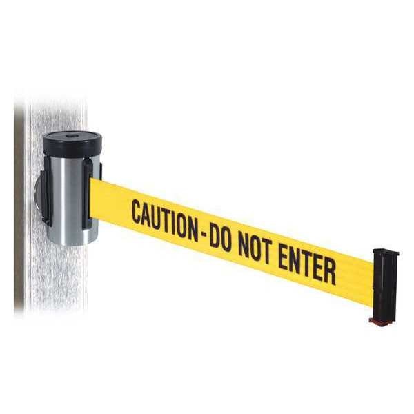 Belt Barrier, Satin SS, Ylw/Blk Text Belt