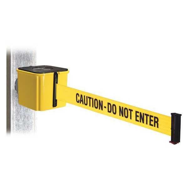 Belt Barrier, Yellow, Magnet, 30ft.L