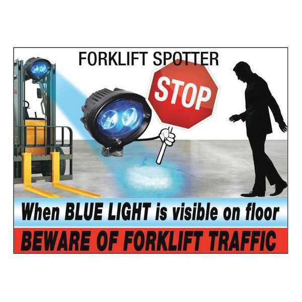 Warning Safety Sign, Aluminum