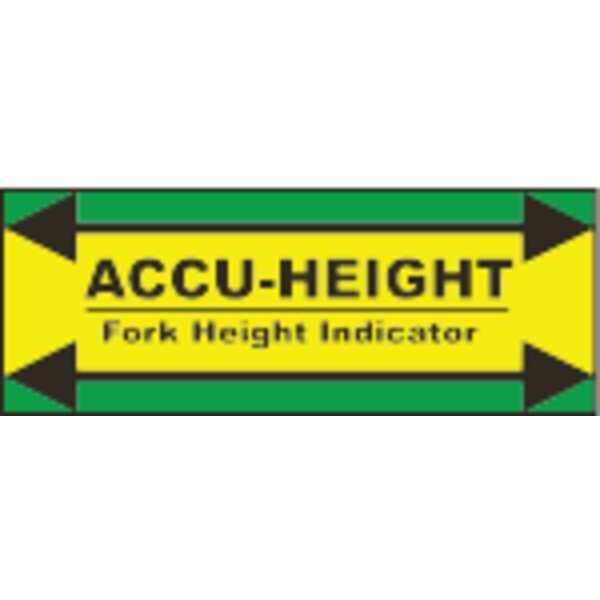 Height Indicator Label, 12 in. H, Vynil