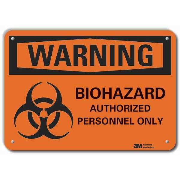 Biohazard Sign, Black/Orange
